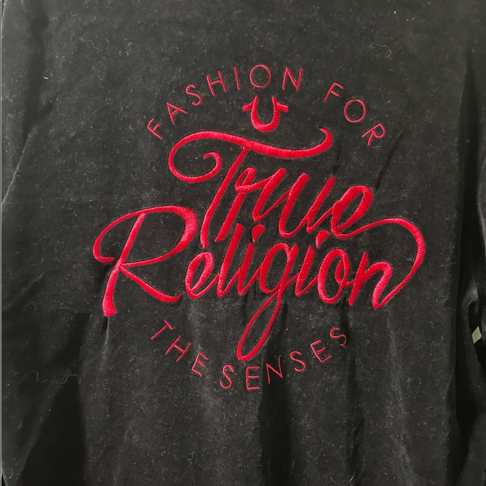TRUE RELUGION VELOUR JACKET